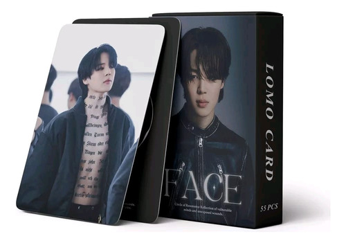 Photocard Tarjetas Jimin Face Bts 55 Unidades