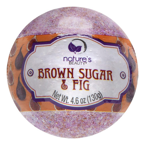 Natures Beauty Brown Sugar Fig Bath Bomb Multi-pack  Natura