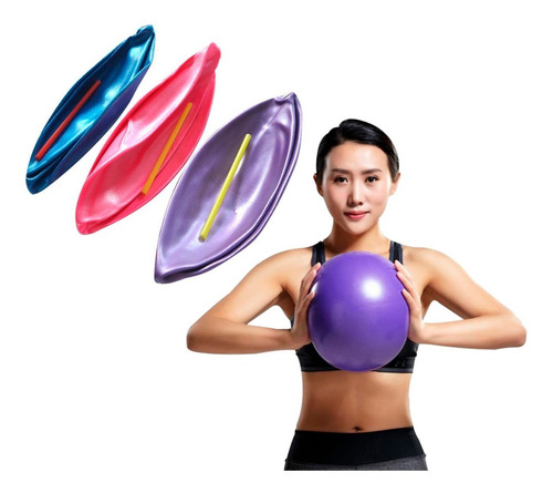 Imagen 5 de 10 de Pelota Pilates 22cm Fitness Yoga Anti Explosion Crazy Fit