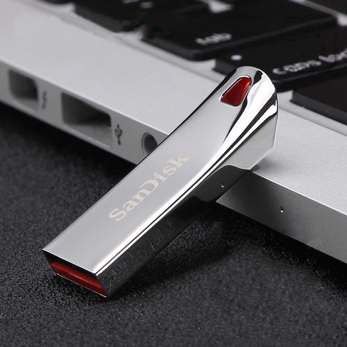 Imagen 3 de 3 de Pendrive 64gb Sandisk Usb De Metal 2.0 Cruzer Force Original