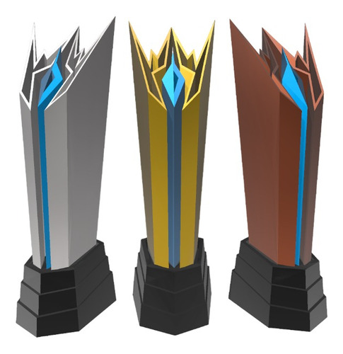 Trofeo Copa League Of Legends Impreso En 3d Personalizable