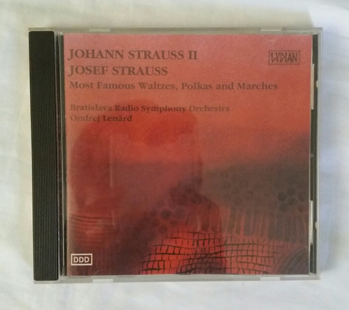 Johann Strauss Josef Strauss Valses Polkas Cd Original