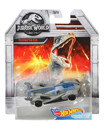 Ruedas Calientes Velociraptor Mundial Jurrasic Azul, 2hkhj