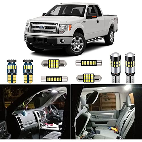 Kit De Luces Led Interiores Blancas Ford F150 F150 2009...