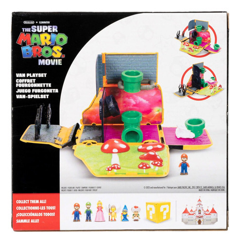 Playset De Mario Bros Camioneta Con Figura Incluida Pelicula