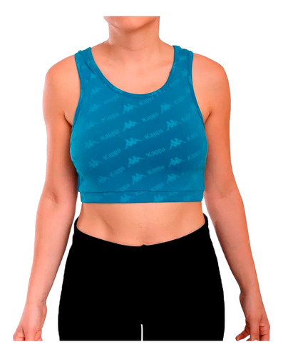 Top Kappa Authentic Plumb Mujer Azul Jj deportes