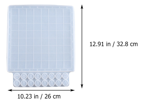 Molde De Resina Epoxi De Cristal Diy Para Ajedrez, Piezas De