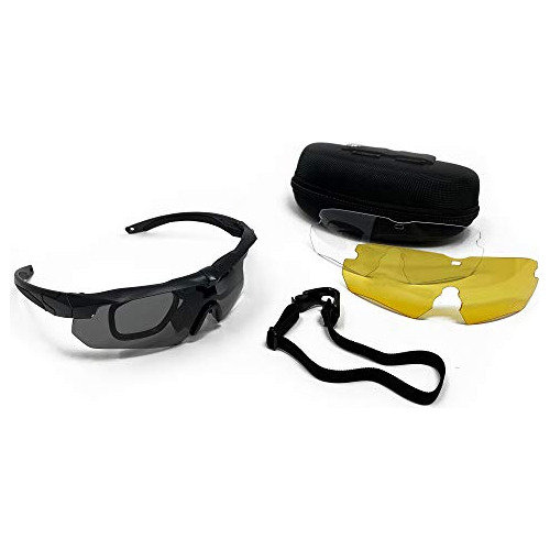 Gafas De Tiro Al Aire Libre Unisex 3   Intercambiables,...