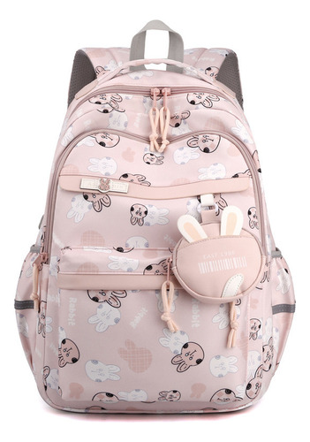 Linda Mochila Infantil Estampada, Mochila Ligera Y Cómoda Qu