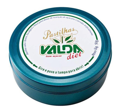 Pastilhas Valda Diet 50g