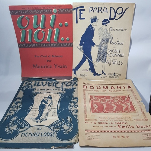Imagen 3 de 8 de Antiguas Partituras Fox Trot Portada Art Nouveau Mag 57568
