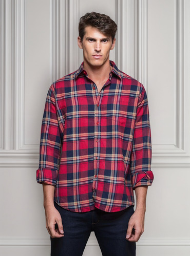 Camisa Leñadora Hombre Malik Cero Es Tres