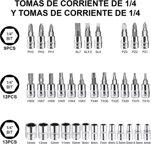 Herramientas De Dados De Llave De Trinquete En Caja Verde