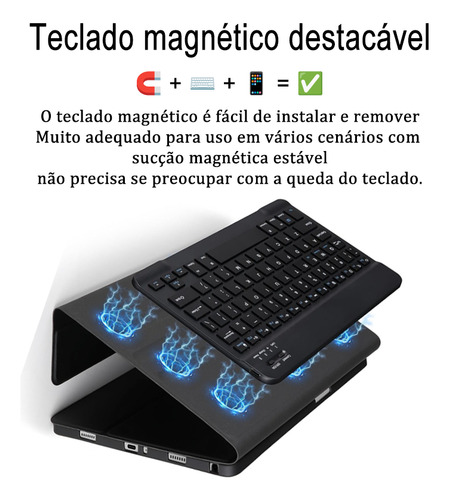 Capa Para iPad 11ª A16/10ª (10,9 ) Com Abnt2 Teclado A2696