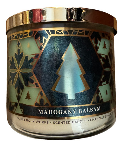 Vela Magohany Balsam Bath&bodyworks 3 Mechas