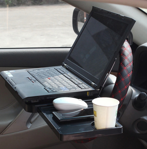 Bandeja Plegable Para Asiento De Auto Volante Laptop Comida