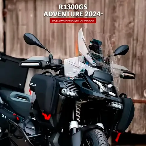 Par Bolsa Lateral Rigida Do Tanque 1300 Gs Adventure 8lts