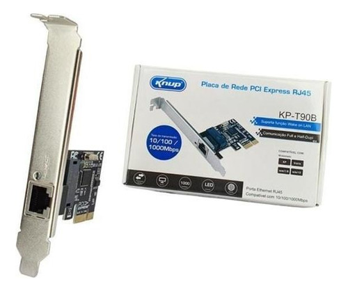 Adaptador Receptor Pci 1000mbps Placa De Rede Pc Gamer