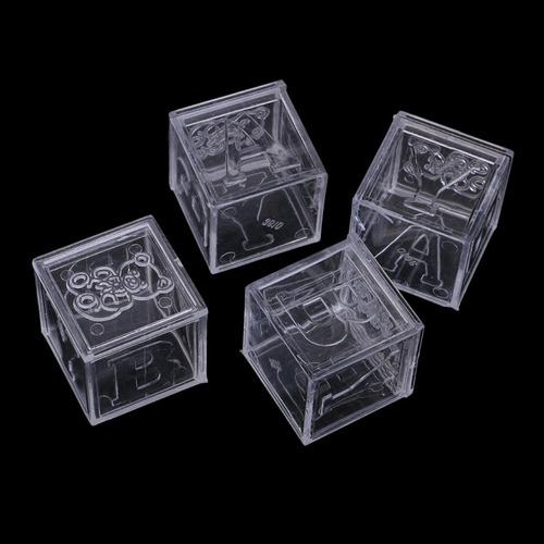 2 X 12 Pieces Square Shape Wedding Party Favor Box Baby