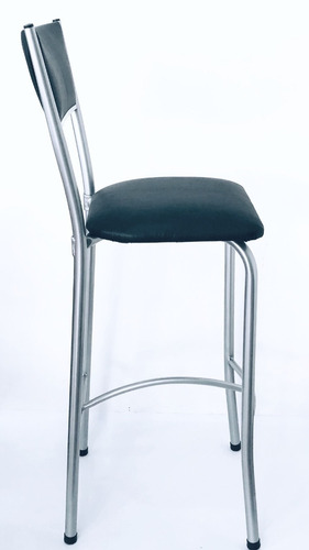 Imagen 4 de 7 de Banqueta Silla Alta Taburete Desayunador Barra Pintada Stock
