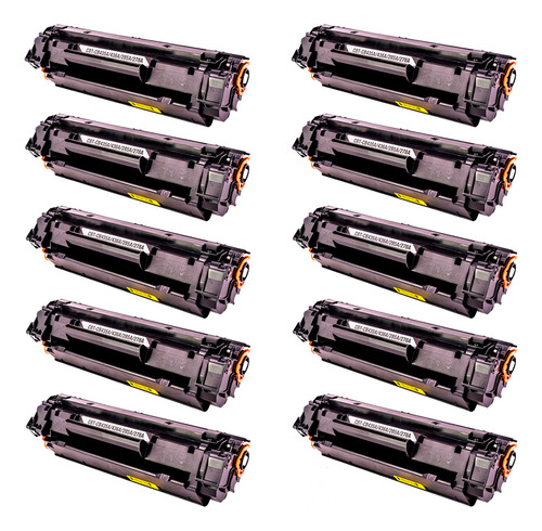 Kit 10 Toner Compatível Para Hp P1102w P1005 P1606 85a Tinta Preto