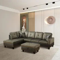 Comprar Evedy Muebles De Sala De Estar, Sofá En Forma De L Con Div.