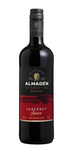 Imagem 1 de 1 de Vinho Fino Tinto Suave Almadén Cabernet 750ml