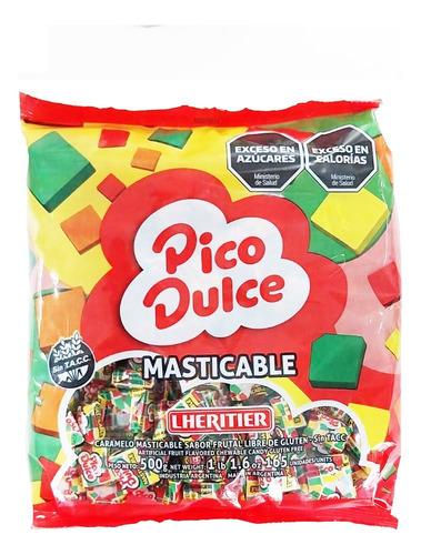 Caramelos Masticables Pico Dulce X 500 Grs