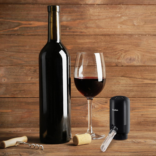 Aerador Y Dispensador De Vino Ivation Eléctrico 0.38 Kg