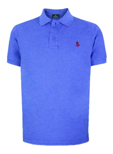 Playera Polo Club, Jaspeadas Tallas Especiales X2 Y X3