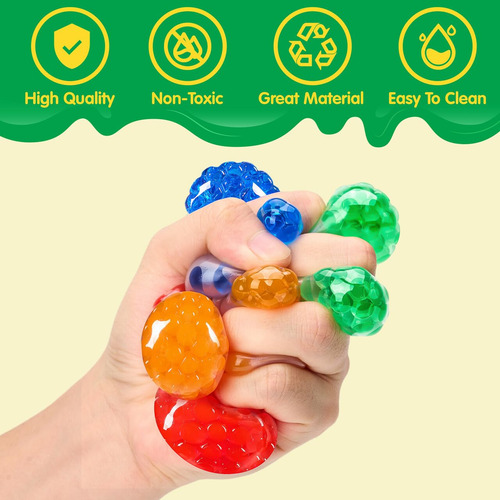 Mini Bolas Antiestrés, Paquete Aleatorio De 10