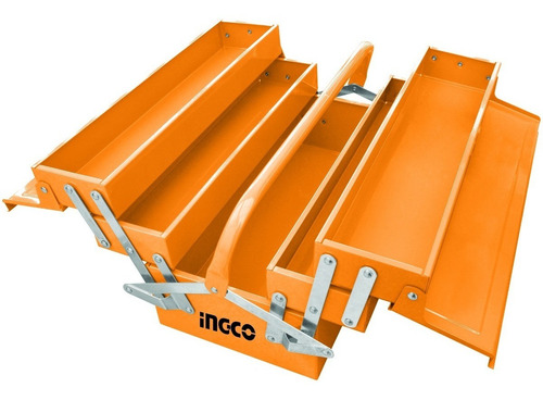 Ff Caja Valija Herramienta Ingco Metalica Plegable 3 Niveles