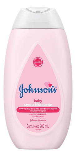 Crema Hidratante Johnson's Baby Original 200 Ml