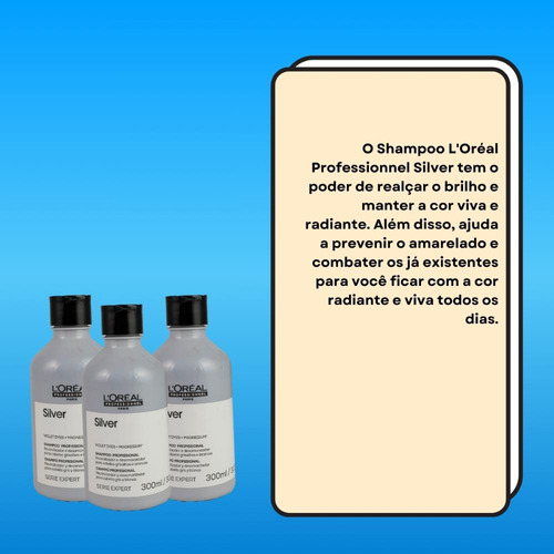 L'oréal Professionnel Silver Kit 3 Shampoo 300ml