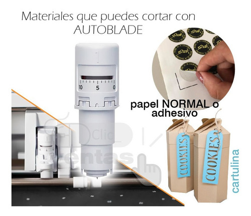 Imagen 6 de 10 de Cuchilla Automática Autoblade Silhouette Cameo 4/ Portrait 3