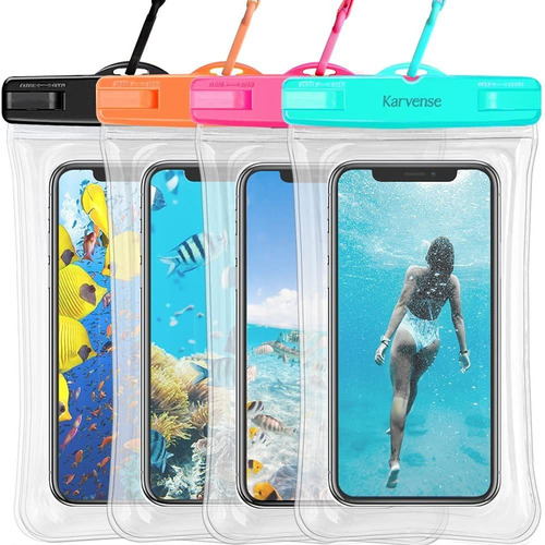 Estuche Impermeable Para iPhone, Samsung, LG, Moto, Pixel...