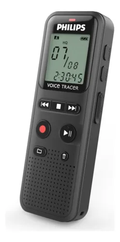 Grabadora De Voz Philips Dvt1160 Voicetracer Color Negro