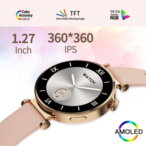 Gt4 Mini Reloj Inteligente Smartwatch Mujer Para Huawei 2024
