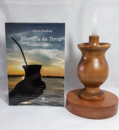 Combo Livro Filosofia Da Terra + Ornamento Chama Telúrica