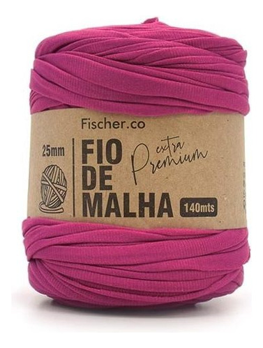 Fio De Malha Premium Fischer Cores Especiais - 140 Metros Cor 82 Fucsia Especial