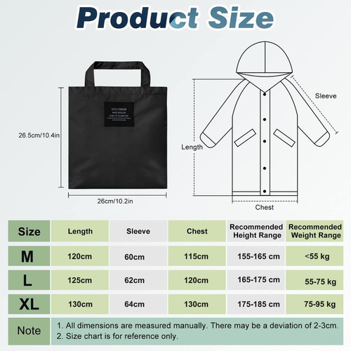 Chubasqueros Largos Para Mujer, Impermeable Mujer