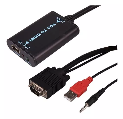 Conversor Adaptador Vga A Hdmi Nictom Activo