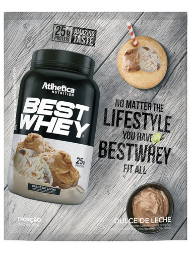 Best Whey Dulce De Leche (sachê) Atlhetica Nutrition