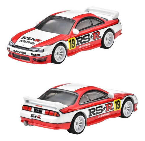 Hot Wheels Premium 2 Pack Nissan 240sx #19 & Silvia S15 Rs*r Color Blanco