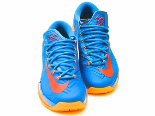 NIKE KD6 ELITE ナイキ KD6エリート フォトブルー サンダー Tênis Nike Air Kevin Durant Kd 6 Elite Photo Blue Basketball