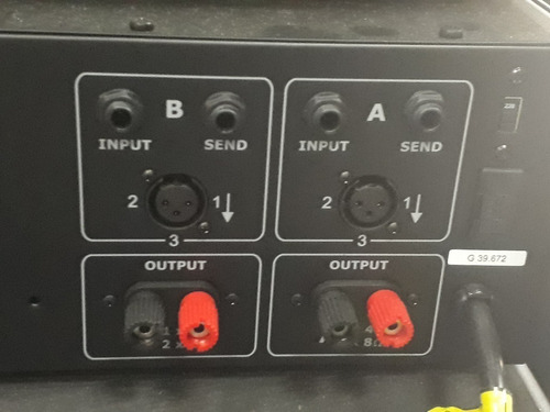 Amplificador Profissional Ll Audio Pro5000 Classe Ab 1250 W