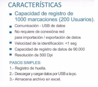 Imagen 3 de 3 de Control De Asistencia Con Huella Dactilar Zk Teco - K40
