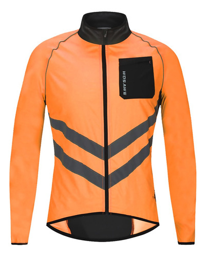 Chaqueta Rompevientos Reflectante Wosawe Cycling Repelente