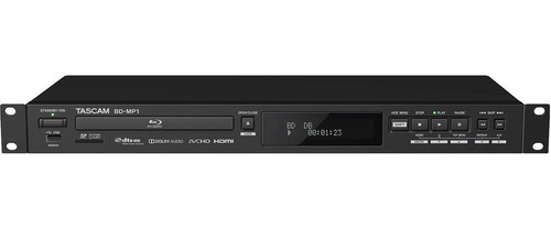 Reproductor De Medios Usb Y Blu-ray Tascam Montaje En Rack