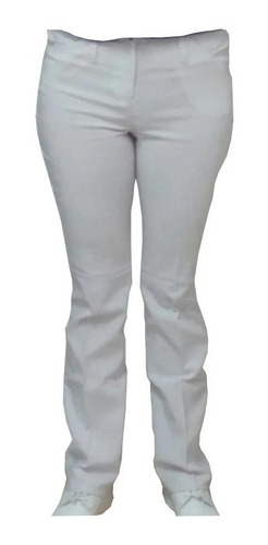 Pantalon Strech Blanco Dama Mod H1-16